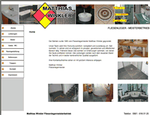 Tablet Screenshot of fliesenlegermeister-winkler.de